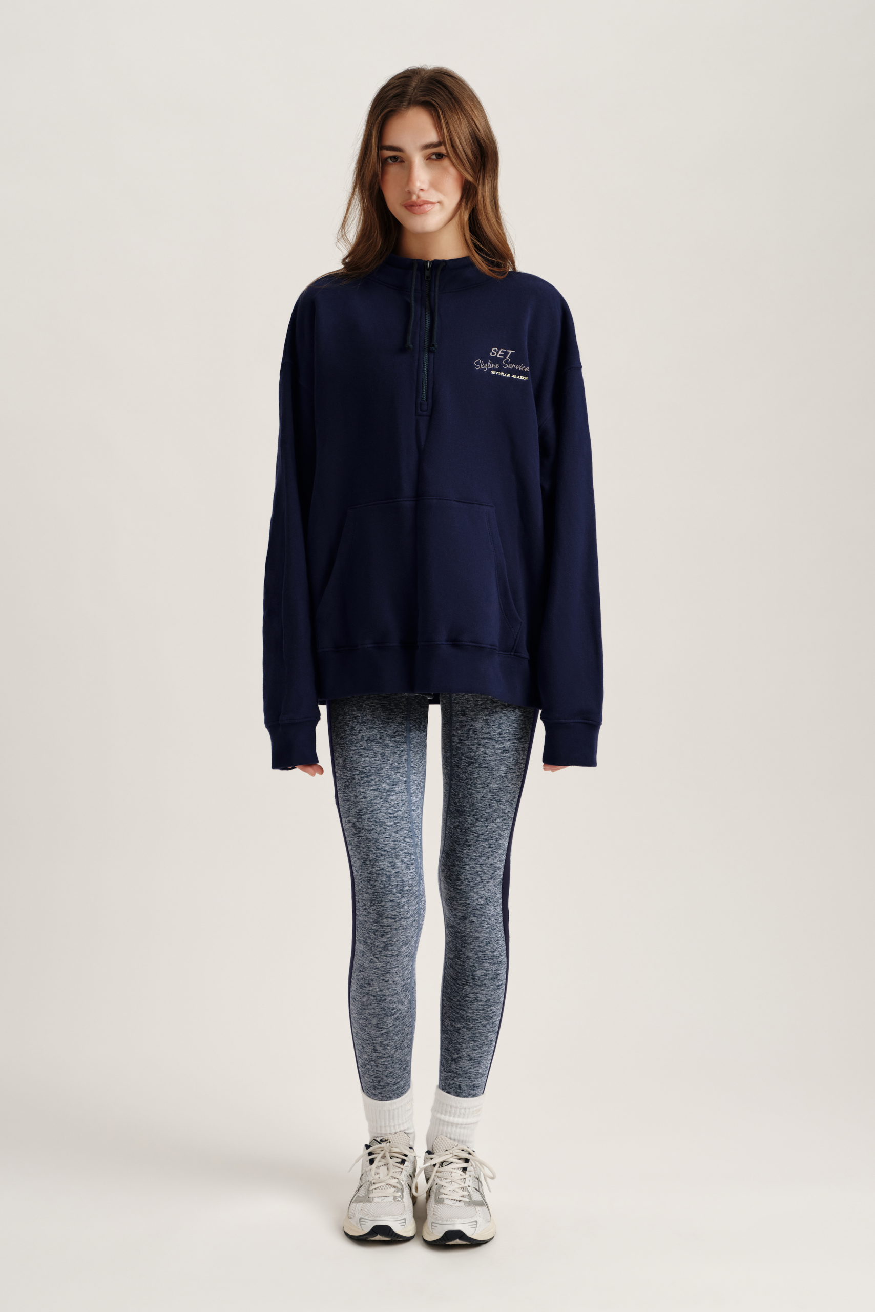 MIDWEIGHT SWEATS STAPLE VINTAGE QUARTER ZIP - TETHER - Image 3