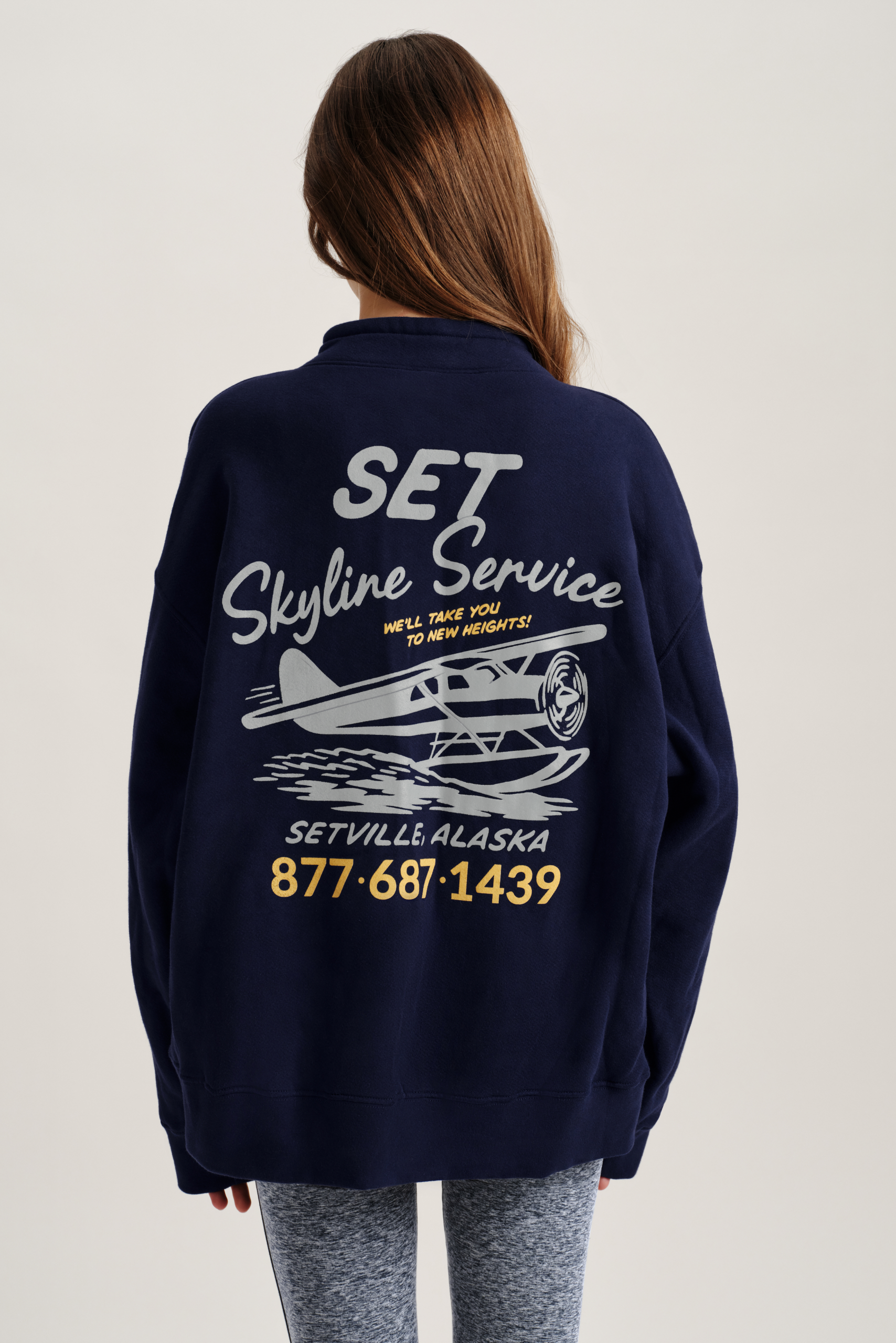 MIDWEIGHT SWEATS STAPLE VINTAGE QUARTER ZIP - TETHER - Image 6