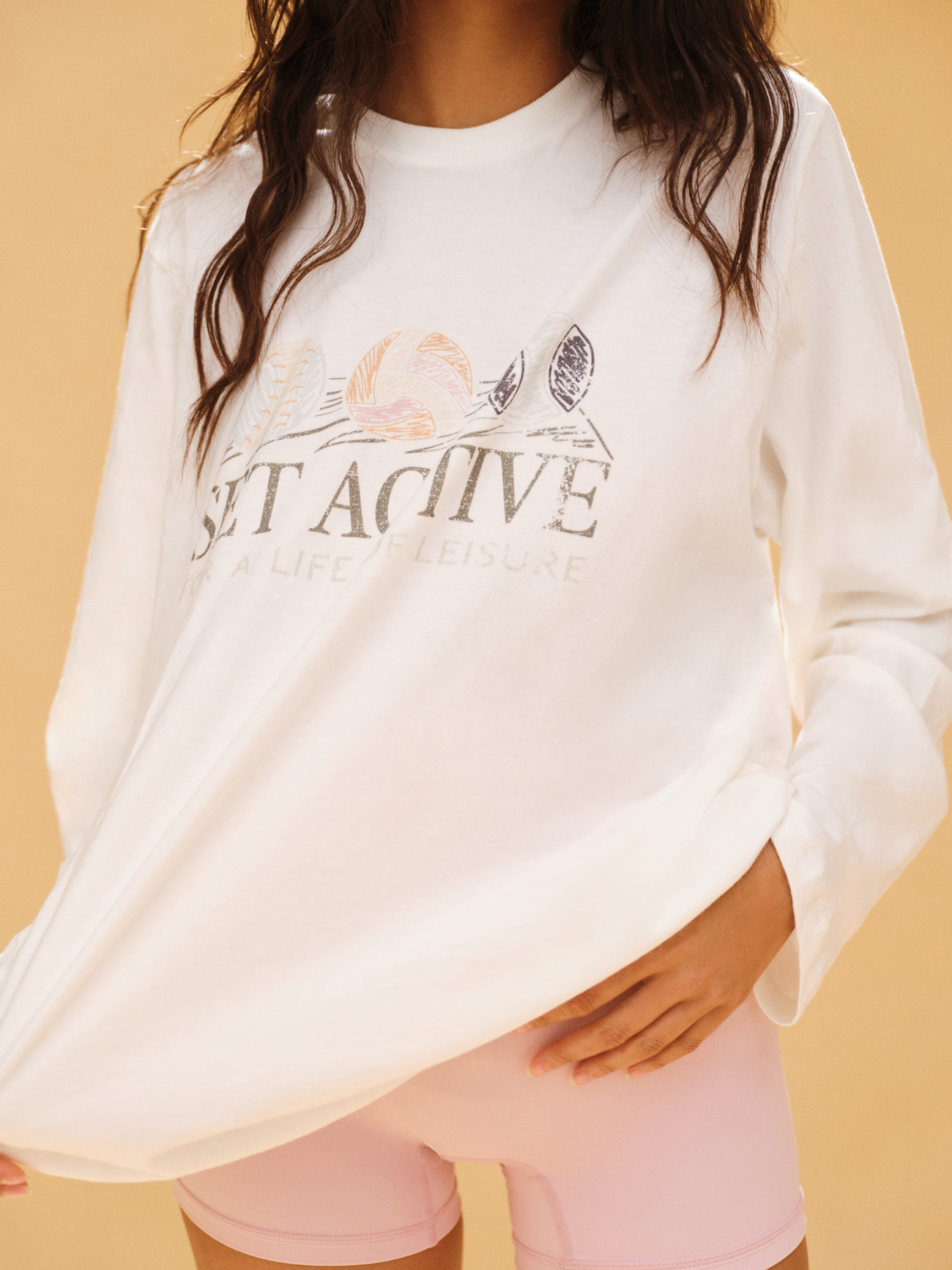 CLASSIC COTTON DAILY CLUB SET LONG SLEEVE - BLANC - Image 4