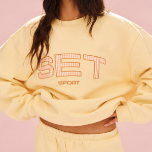 MIDWEIGHT SWEATS STAPLE SET CREWNECK - ORANGE SODA