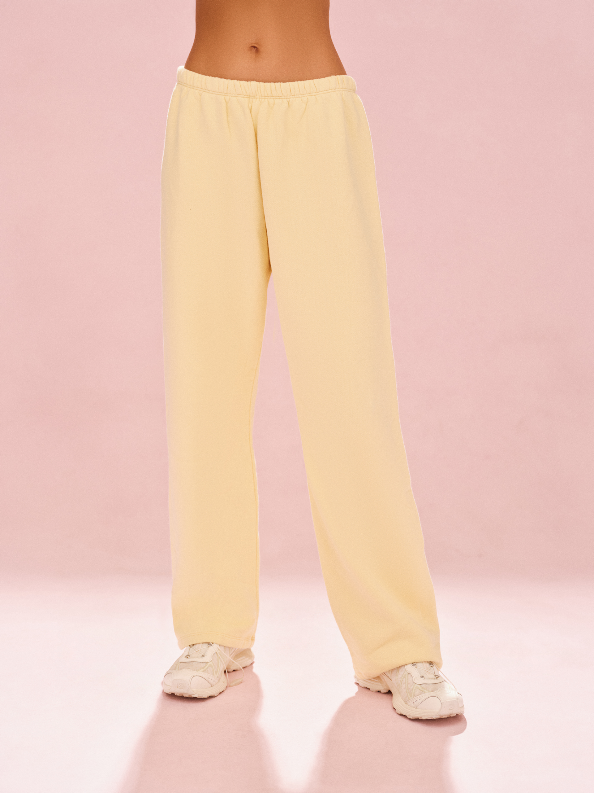 MIDWEIGHT SWEATS STAPLE STRAIGHT LEG SWEATPANTS - ORANGE SODA