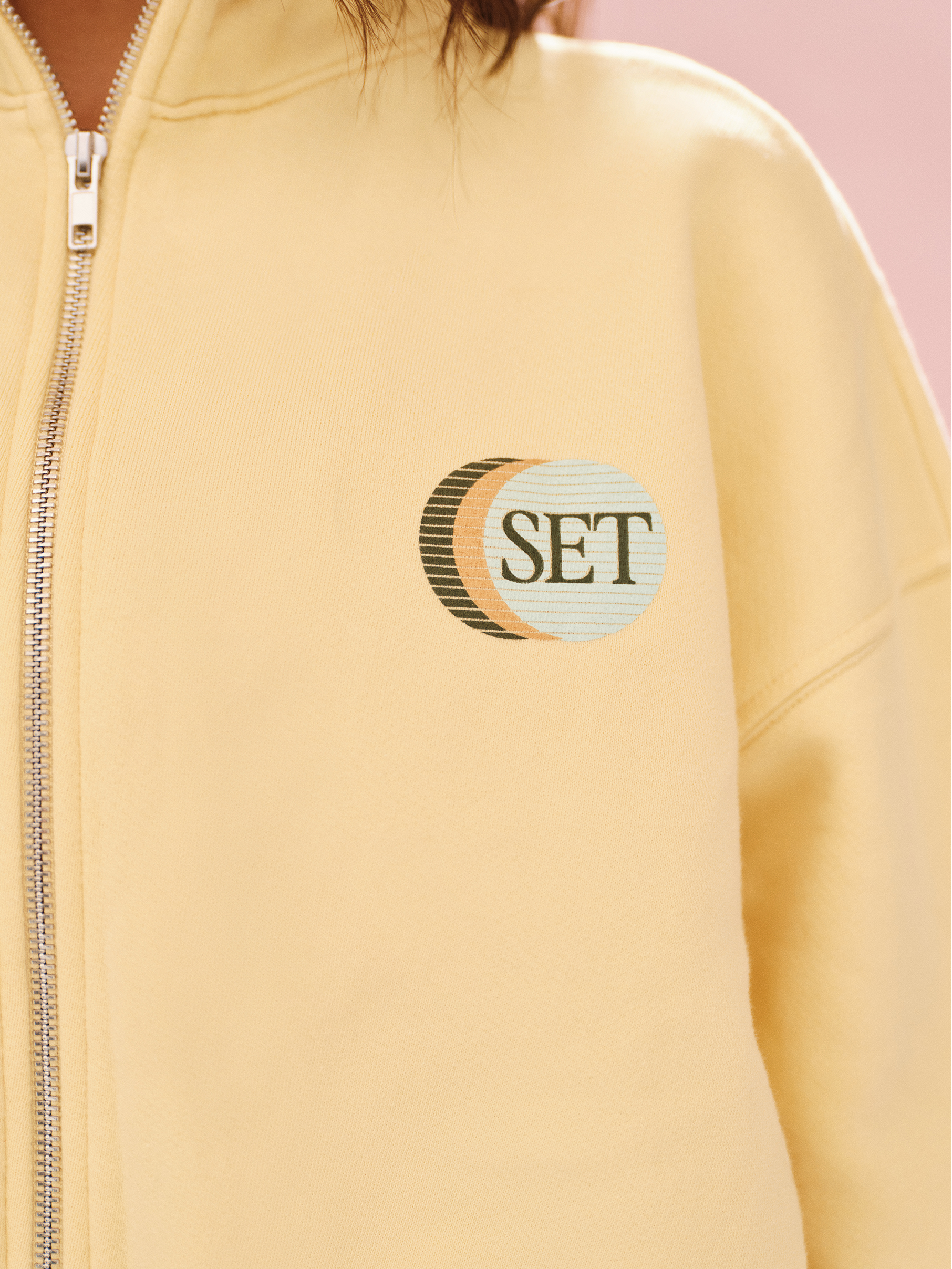 MIDWEIGHT SWEATS STAPLE SET FUNNEL ZIP - ORANGE SODA - Image 5