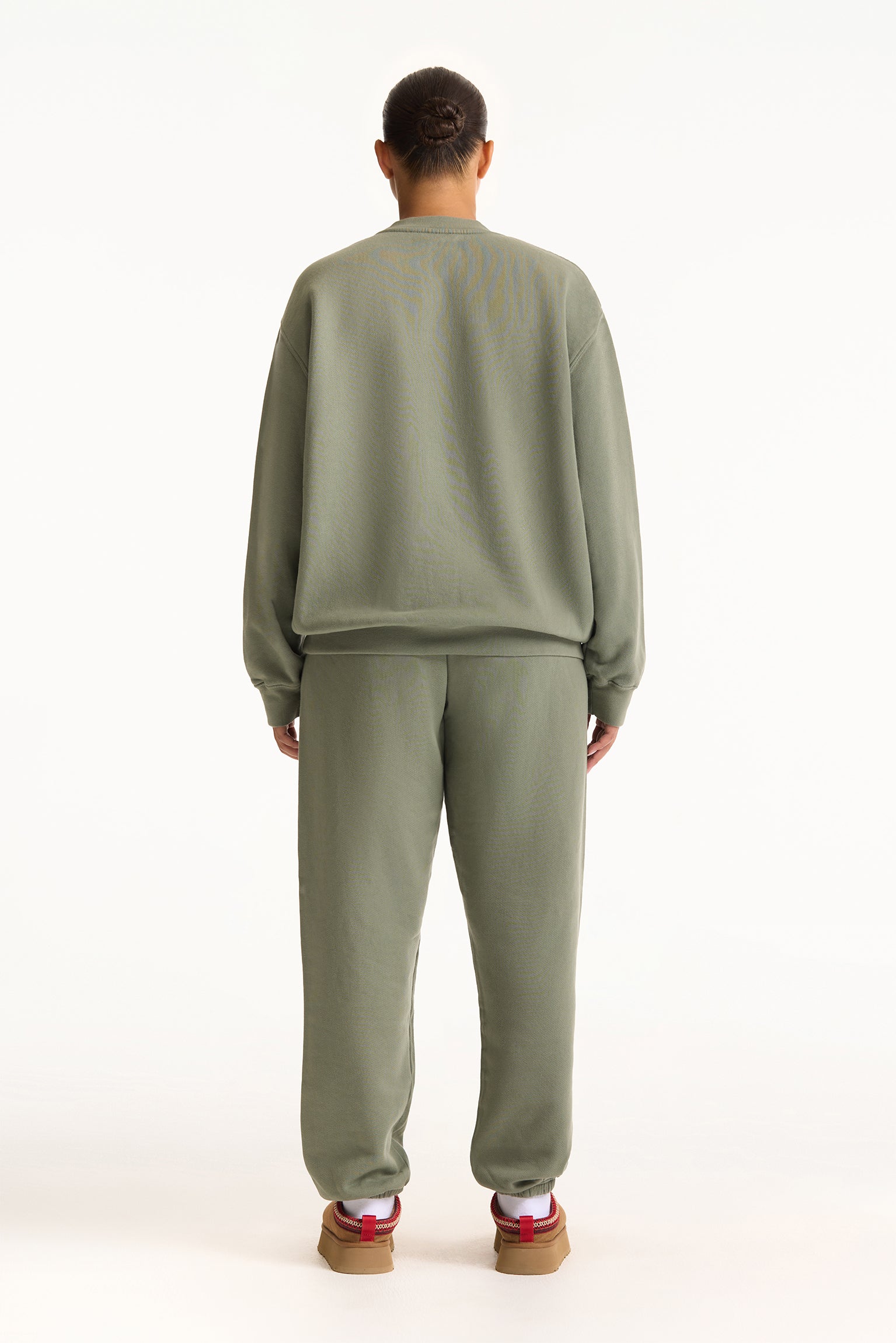 MIDWEIGHT SWEATS STAPLE OLD SCHOOL SWEATPANTS - KELP - Image 3
