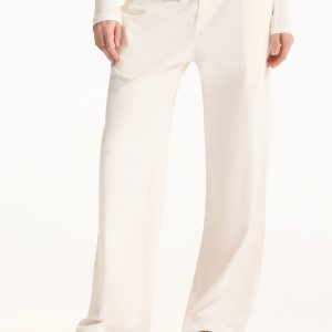HEAVY COTTON EASY BOXER PANTS - BLANC