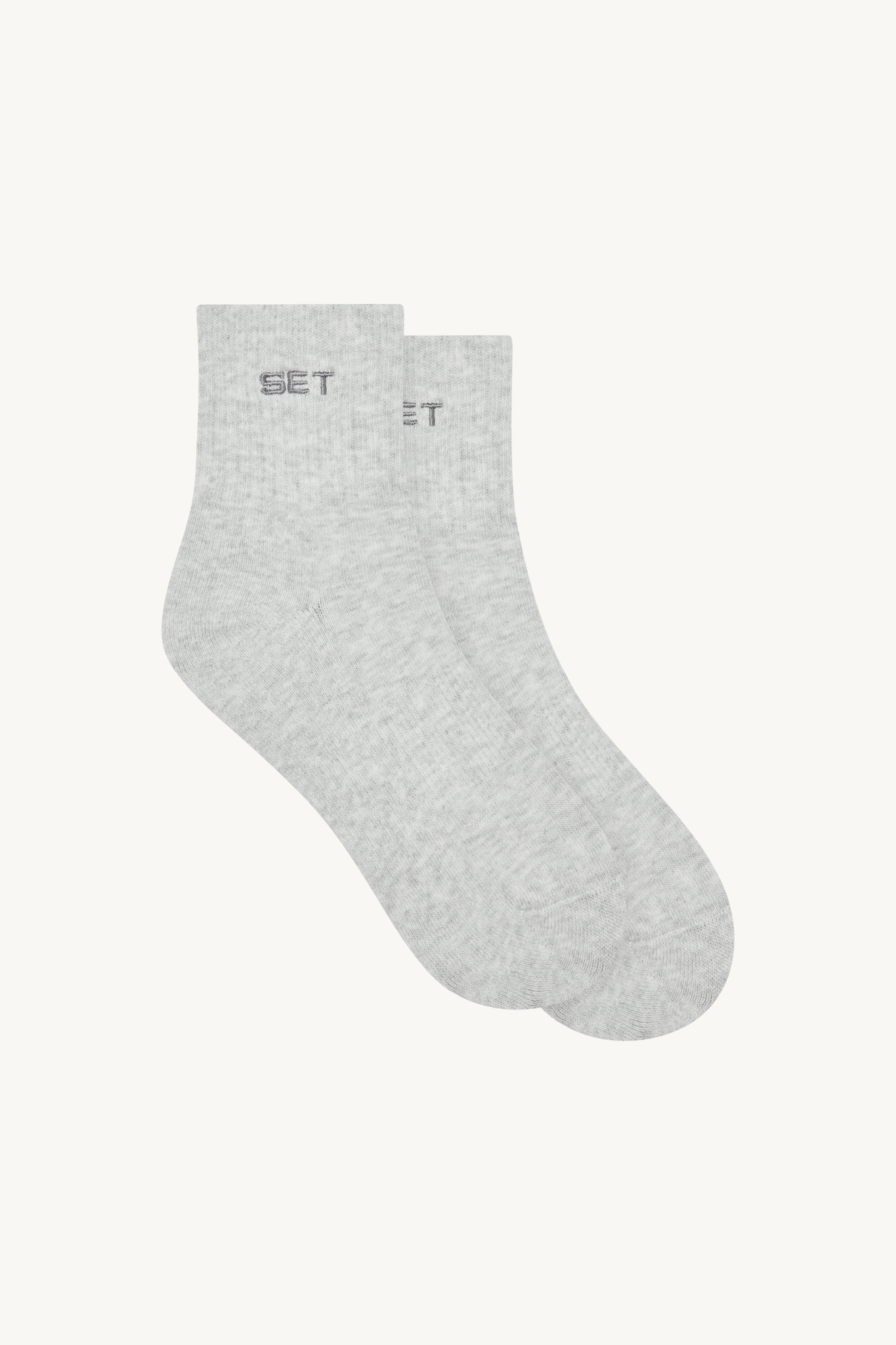 SET SHORTY SOCKS (3 PACK) - WHITE/HEATHER GREY/ONYX - Image 3