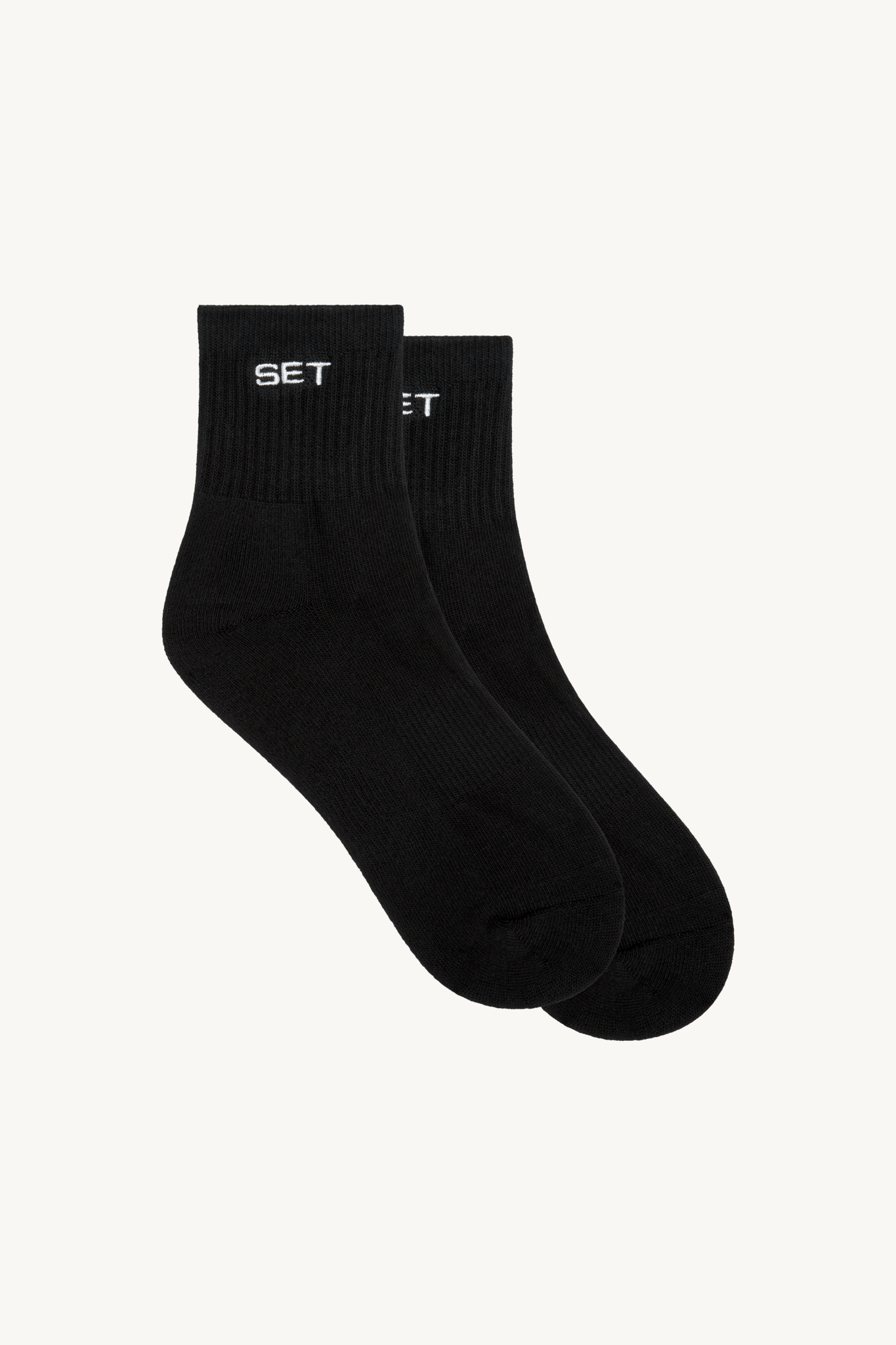 SET SHORTY SOCKS (3 PACK) - WHITE/HEATHER GREY/ONYX - Image 2