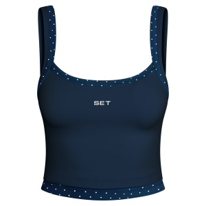BREATHE CONTRAST DOUBLE STRAP TANK - FERRY